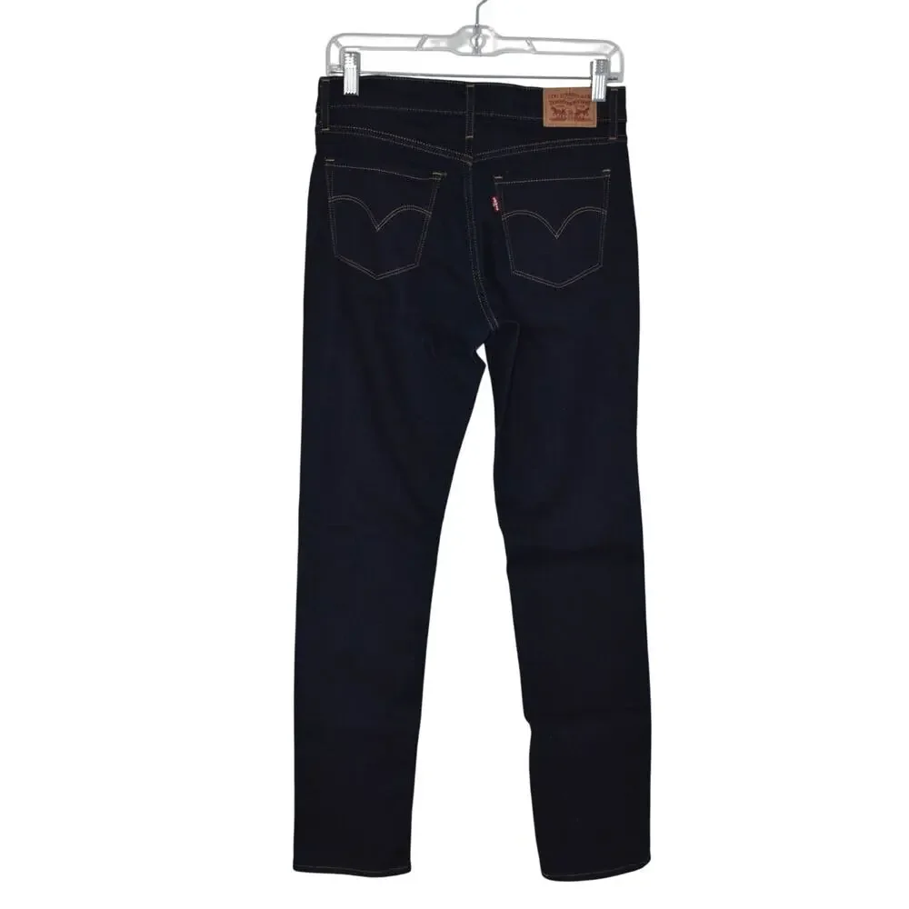 Levi's 312 Shaping Slim Dark Wash Jeans Size 28 - Picture 3 of 6